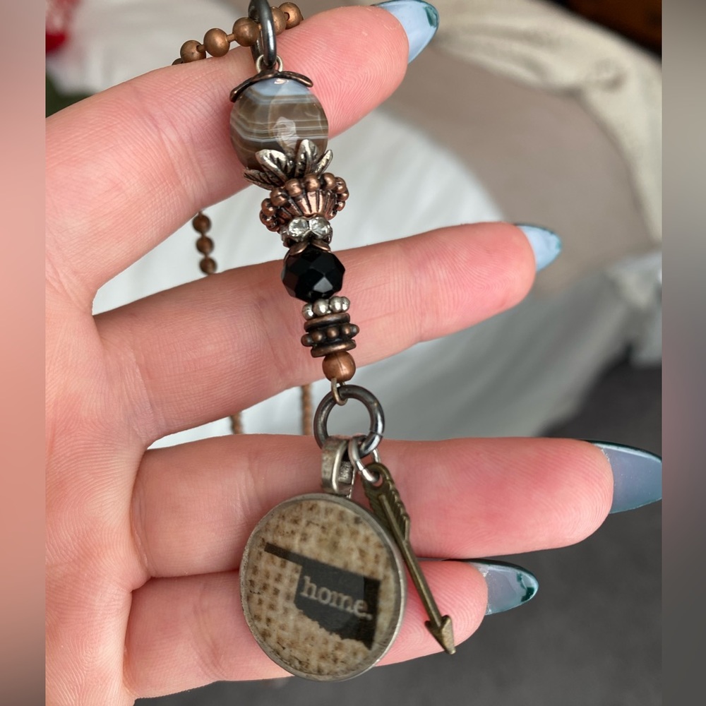 Handmade Oklahoma Statement Necklace